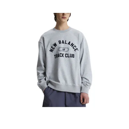 New Balance SEMI OVER FITTrack Клуб UNI Толстовка Мужская AC Смешанный цвет Серый