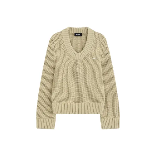 WE11DONE Трикотаж Женский Бежевый