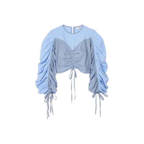 SANDRO Синие Женские Рубашки