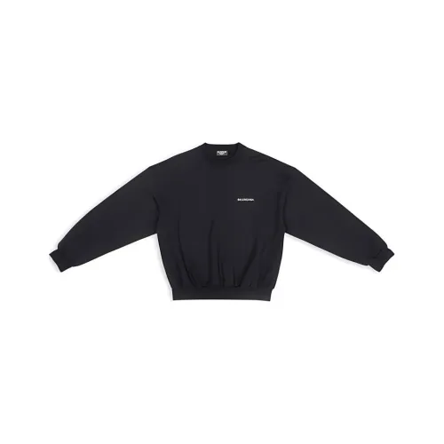 Balenciaga Свитшот Свободного кроя Женский Черный