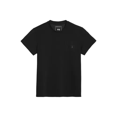 Y 3 Стандартная T-рубашка Женская Черная