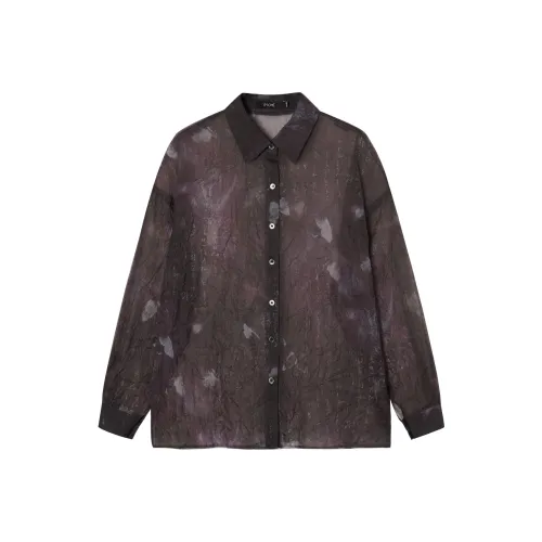 I'M ONE Рубашка Женская Фиолетовая Черная