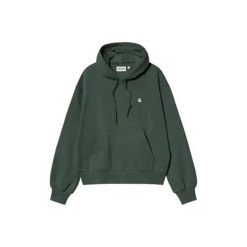 Carhartt WIP FW24 W' С капюшоном Casey Толстовка Женская Зеленая