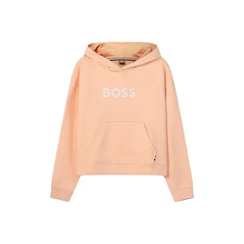 HUGO BOSS Светло-розовый Апельсин Женские Свитшоты
