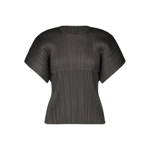 PLEATS PLEASE ISSEY MIYAKE Рубашка Женская Угольно-Черная