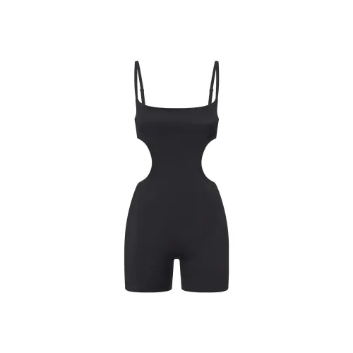 Skims Агатовый черный Женское боди