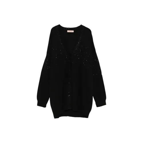 TWINSET Milano FW24 Трикотаж Женский Черный