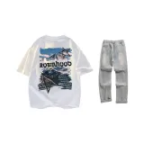 Белый + Грязно-желтый