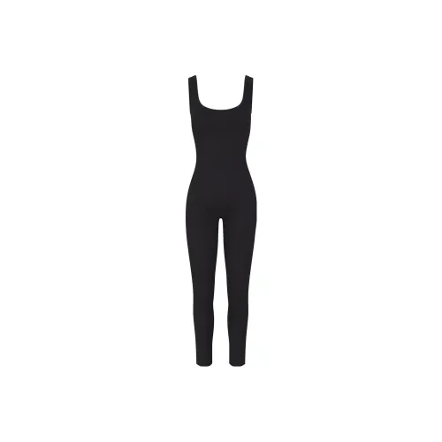 SKIMS FW23 Cotton RIB TANK Комбинезон Jumpsuit Женский SOOT Дымчатый Серый