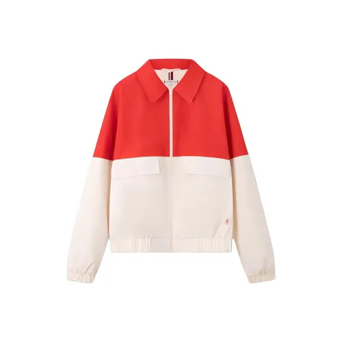 Tommy Hilfiger Куртки и Пальто Женские Красный Бежевый Пэчворк