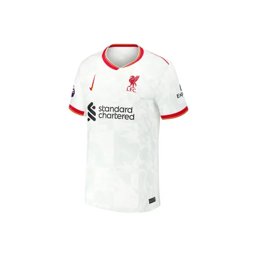 nike Dri FIT ADVLiverpool FW24 Virgil Van Dijk 2024 25 Match Третье Футболка Мужская Белая