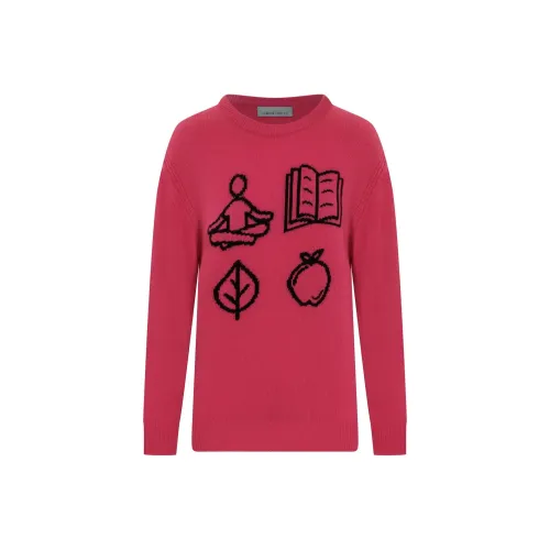 ALBERTA FERRETTI FW22 Кашемир Свитер Женский Розовый