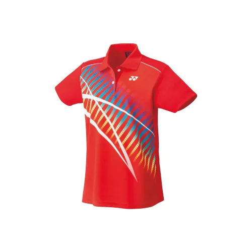 YONEX Закат Красный Женские Поло