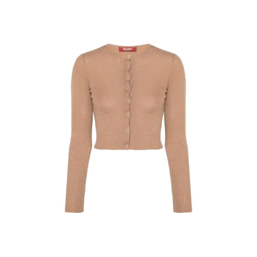 MaxMara Studio SS24 Трикотаж Женский Карамельный Коричневый