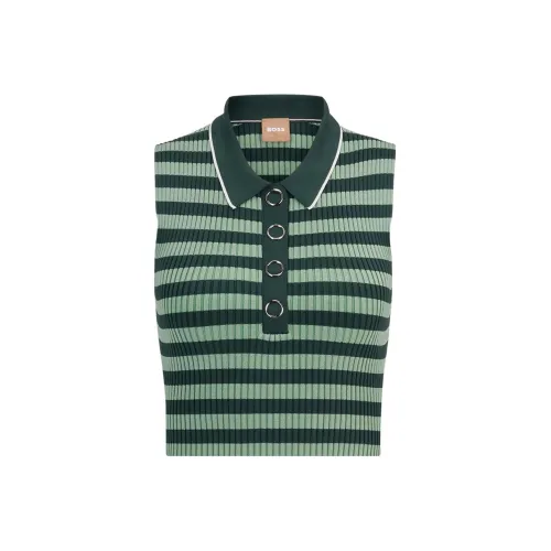 HUGO BOSS Зеленый Женский Трикотаж