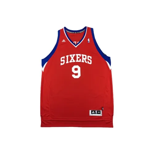 Adidas Баскетбольная Джерси Унисекс Красная