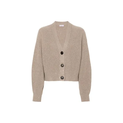 BRUNELLO CUCINELLI SS24 Трикотаж Женский Тауповый