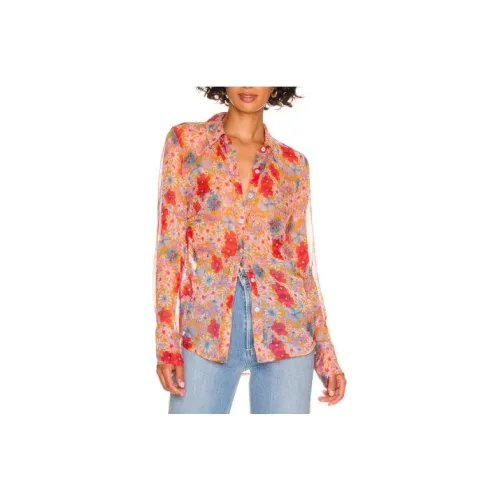 FREE PEOPLE Многоцветные Женские Рубашки