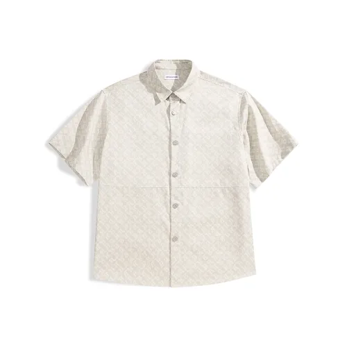 PEACEBIRD MEN Рубашка Мужская Масло Молочный Белый 1