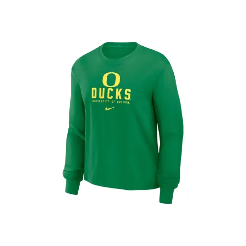 nike FW AW24 T Рубашка Женская Зеленая