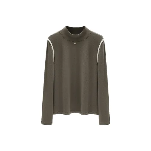 Cypress House T-Shirt Женская Темно-Кофейный Зеленый