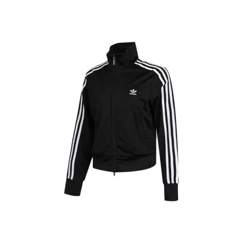 Adidas Originals Куртка Осенняя Женская Черная Белая