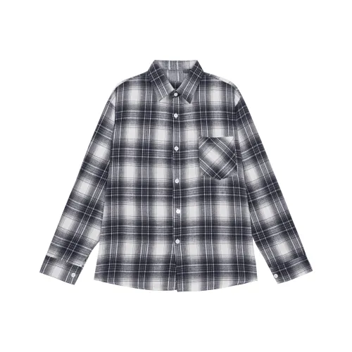 STARFEI Рубашка Женская Черная Клетка