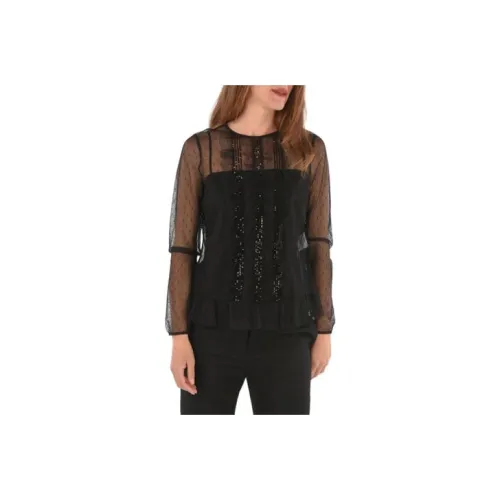 RED VALENTINO Черные Женские Рубашки