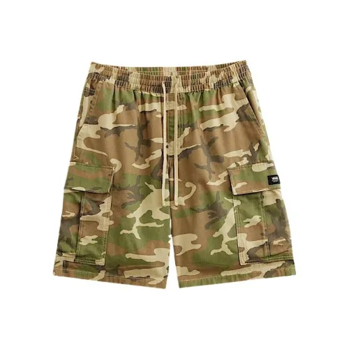 VANS RANGE Cargo Повседневные шорты Унисекс Винтаж Камуфляж Коричневый
