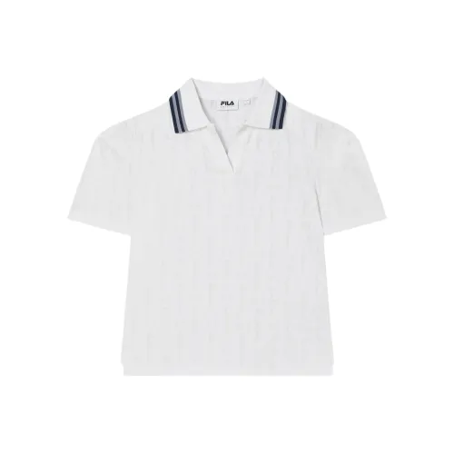 FILA Облачный белый Женские Поло