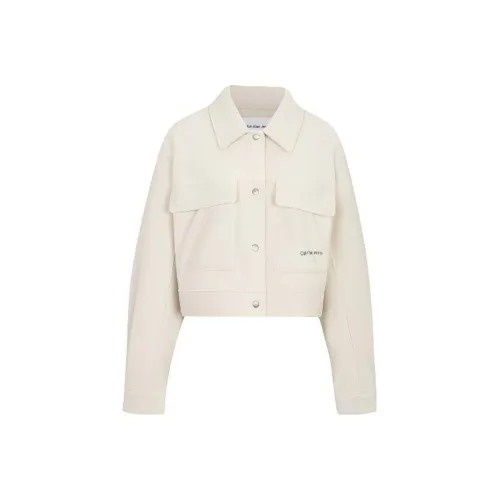 Calvin Klein Экрю Женские Куртки