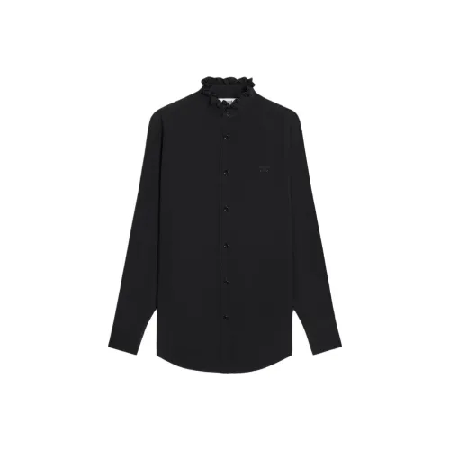 CELINE SS25 Рубашка Женская Ультра Черная