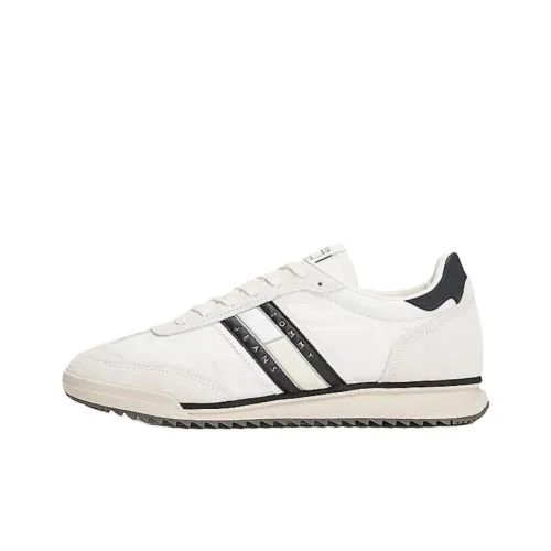 Tommy Hilfiger TRAINERS Низкий Топ Повседневная Обувь Мужская Белая