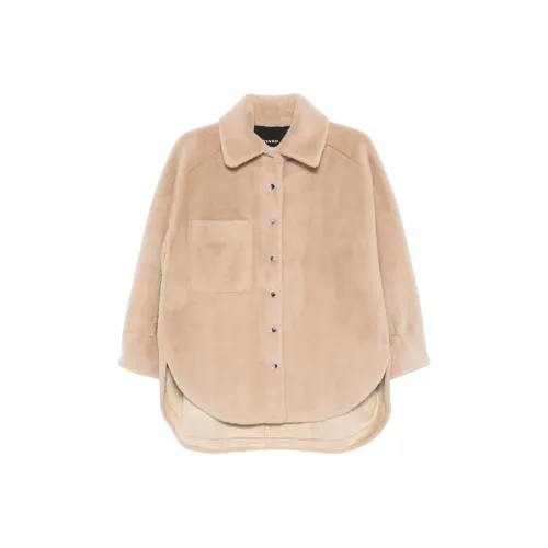 PINKO Куртки Пальто Женские Бежевые