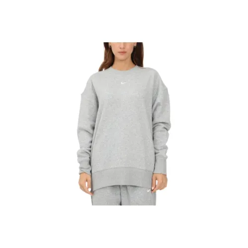 NIKE Серые Женские Толстовки