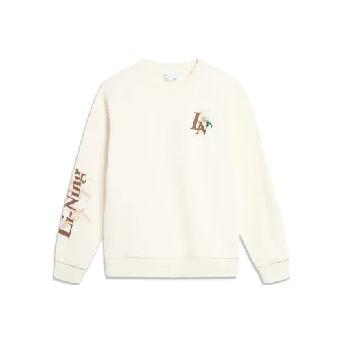 LINING Sports Fashion Collection Толстовка Женская Экрю