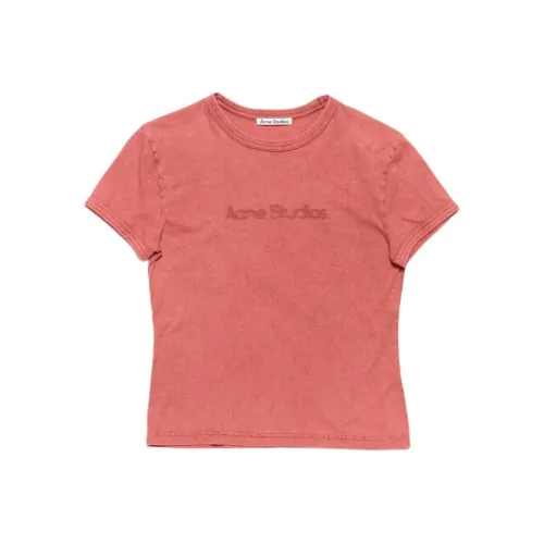 Acne Studios Стандартная T-рубашка Женская Красная