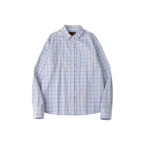 CYCLE DOCUMENT Рубашка Женская Желтая и Синие Клетка