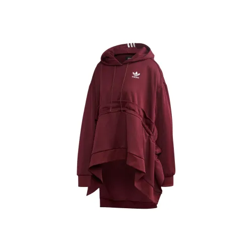 Adidas Originals HOODIES Толстовка Женская Темно-красно-фиолетовая