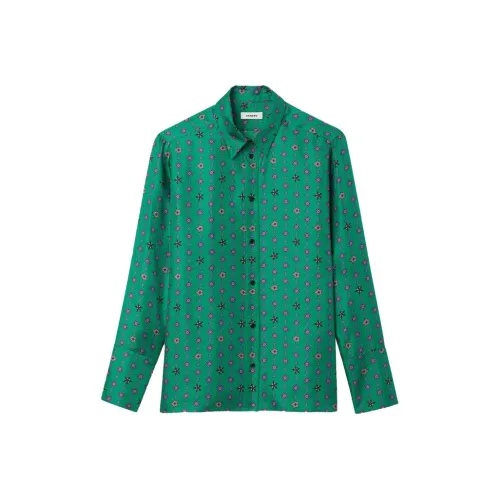 SANDRO Зеленые Женские Рубашки