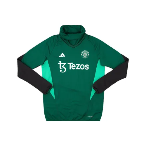 Adidas Manchester United Футбол Джерси Унисекс Зеленый