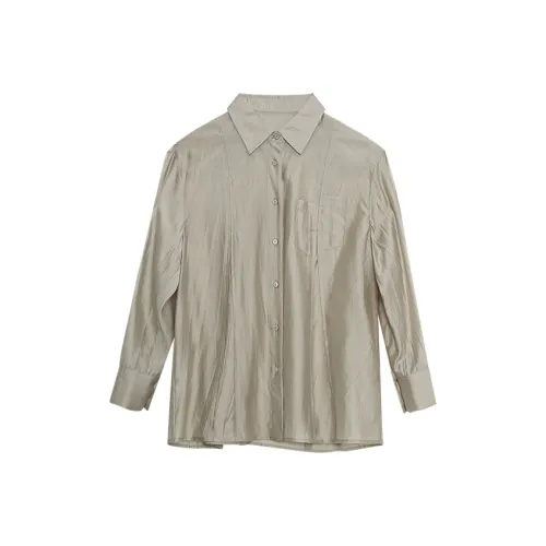 THE SEA LIFE Рубашка Женская Сияющий Зеленый