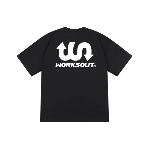 WORKSOUT Т-рубашка с оборванным рукавом унисекс