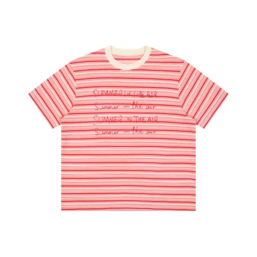 MostwantedLab T-Shirt Унисекс Light Розовые Полосы