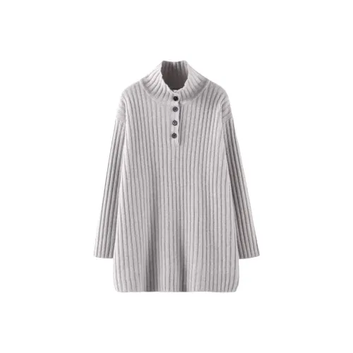 MAIGRE SIMHAT Кашемир Свитер Женский Светлый Верблюжий