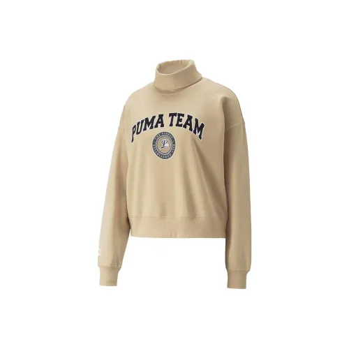 PUMA Толстовка Женская Earth Желтая