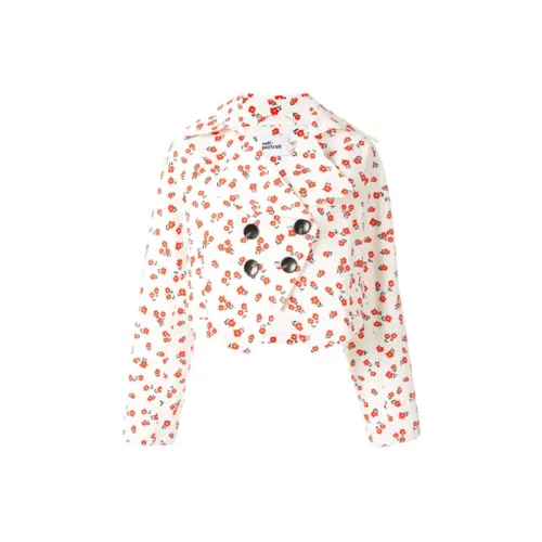 Self Портрет Белые Женские Куртки