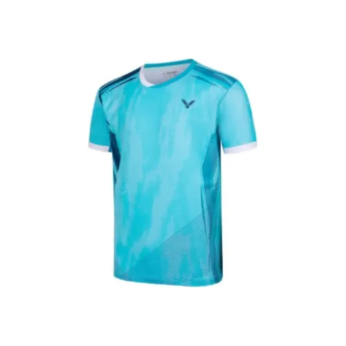 VICTOR Бадминтон Джерси Унисекс Светло-Синий