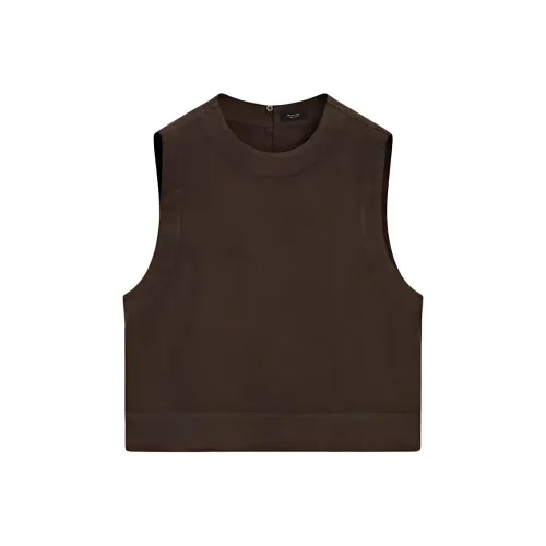 Massimo Dutti Рубашка Женская Коричневая