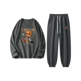 Скоростные коньки Речно-каменный серый + Коробка Монстр Графитовый серый